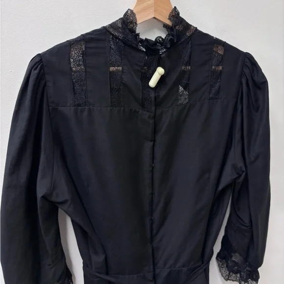 Marc Jacobs Sasha Black Lace The Victorian Blouse